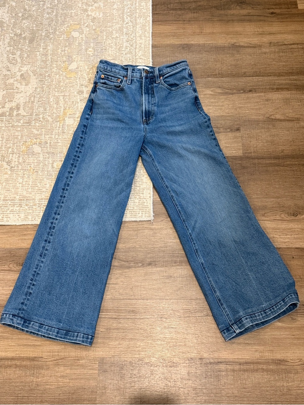 pistola Wide Leg Jeans in Medium Blue Wash